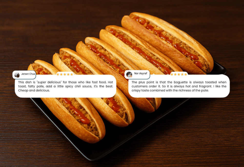 The flavor of Tu Hai Baguette is recognized by many locals and tourists